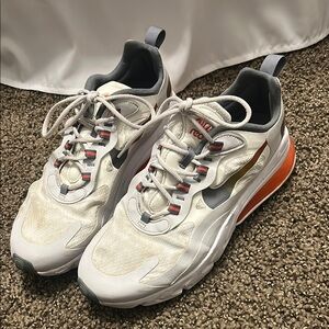 Nike Air Max White and Gray Sneakers